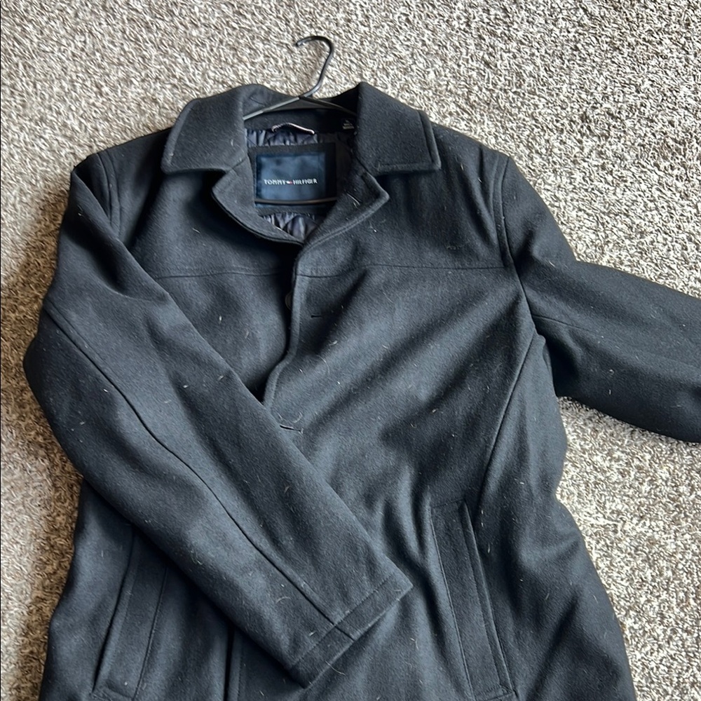 Tommy Hilfiger Men's Black Coat